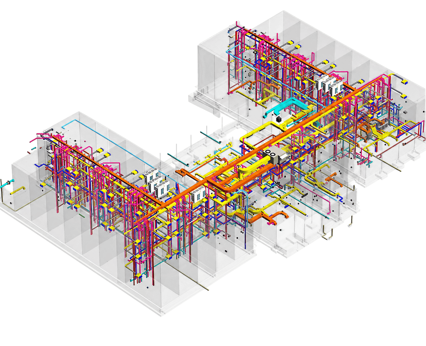 BIM coordinated workflow render
